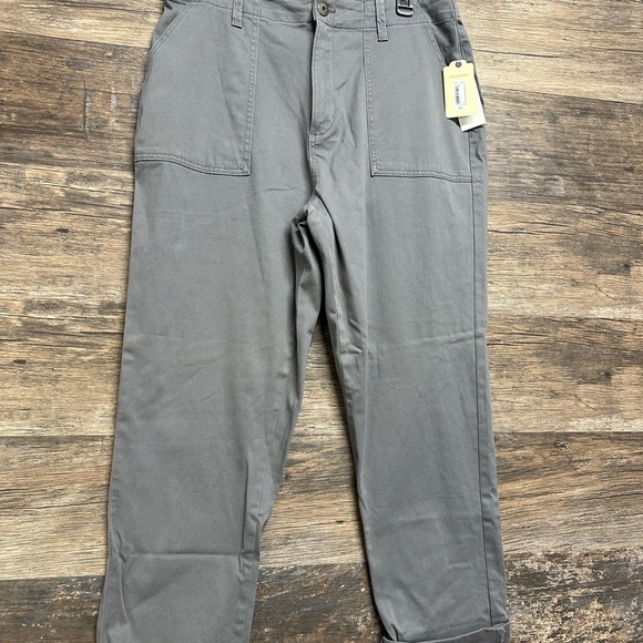 St. John's Bay Gray Pants - Picture 1 of 8